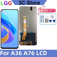 ต้นฉบับ หน้าจอ Lcd OPPO A36 A76 LCD จอพร้อมทัชสกรีน สำหรับ หมาะสำหรับ OPPO A76 A36 จอ
