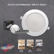 PLUTO LED DOWNLIGHT 18W/ROUND PLT-EB333 WARM WHITE/COOL WHITE/DAYLIGHT