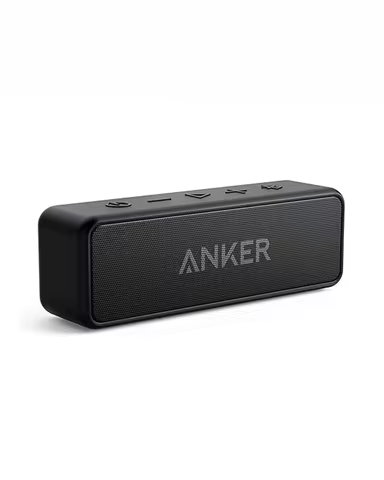 Anker Soundcore 2 Portable Bluetooth Speaker with Stereo Sound, Bluetooth 5, IPX7 Waterproof, 24-Hou