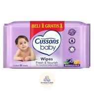 Cussons Baby Wipes / Tissue Basah Bayi / Tisu Basah Cusson - Ganti Popok | Beli 1 Gratis 1 | Beli 1