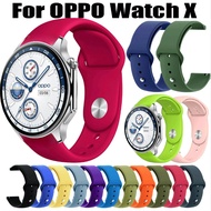 Silicone Strap For OPPO Watch X Band Replacement Bracelet Belt Watch Band For OPPO WatchX Band