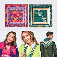 Zunba 2025 New Style Square Towel Polyester Cotton Single-Sided Printing Size 64 * 64 Ready Stock Av