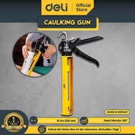 Deli Caulking Gun / Tembakan Lem atau Silikon 9 & 10 Inch Bahan Besi A3 + Alumunium EDL2370X