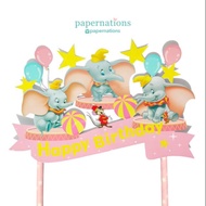 Dumbo Cake Topper Dumbo Cake Topper Dumbo Cake Topper/ Elephant Cake Topper/