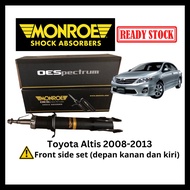 MONROE FRONT Shock Absorber Toyota Altis 2008-2013 ZZE141 ZRE141 ZRE142 Depan Set Spare Part