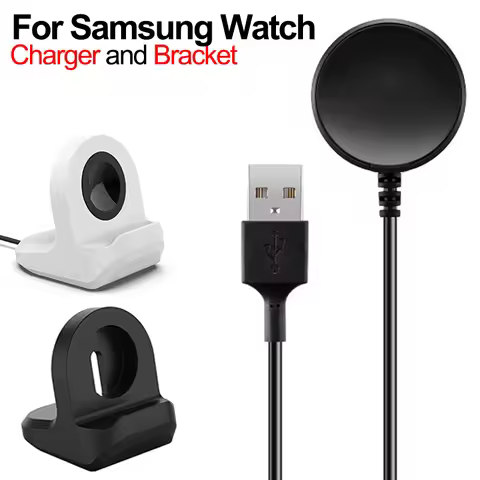 USB Fast Magnetic Charger for Samsung Galaxy Watch 4 Classic Wireless Charging USB Cable for Galaxy 