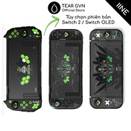 Protective hard case and IINE button cover with Pokemon Legends ZA pattern for Nintendo Switch 2 / O