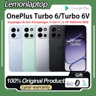 OnePlus Turbo 6 Snapdragon 8s Gen 4 OnePlus Turbo 6V Snapdragon 7s Gen 4 6.78"  9000mAh 80W Dual SIM