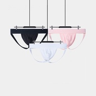 [ADANNU] Low-Waist Fitness Breathable Men's Thong Double Belt Sexy Daily Wear Underwear Men's Low-Wa