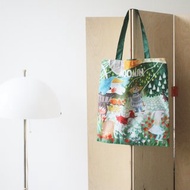 英國嚕嚕米Moomin姆米與大洪水繪本圖案環保手提購物袋/收納袋