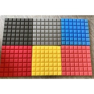 Sound-absorbing foam panels, 3D squares (49 cells) mini 50x50cm