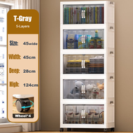 Foldable Storage Cabinet Magnetic Door Megabox Kitchen Cabinet Storage Box Durabox Organizer 收納櫃