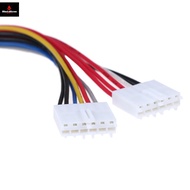 20P ATX To 2 Port 6Pin AT PSU Converter Power Cable For Computer 286 386 486 586