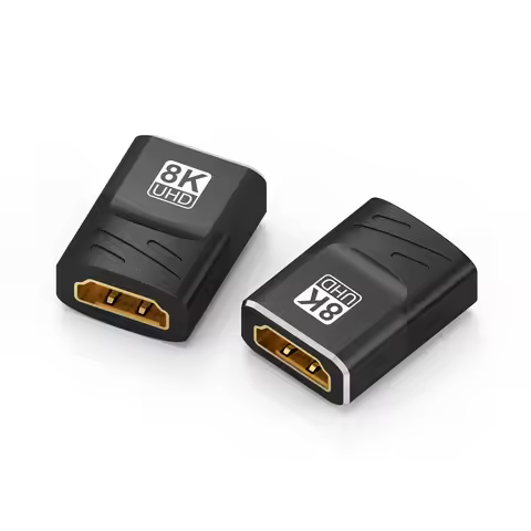 HDMI Coupler 8K, HDMI 2.1 Female to Female Connector HDMI Extension Adapter, Support 8K@60Hz / 4K@12