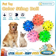 POODEE PETS Squeaky Dog Cat Rubber Ball Toys Chewing Chewy Bite Toys (RANDOM COLOR)