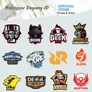 MPL ESPORT LOGO STICKER / ESPORT LOGO LAPTOP HELMET HP STICKER