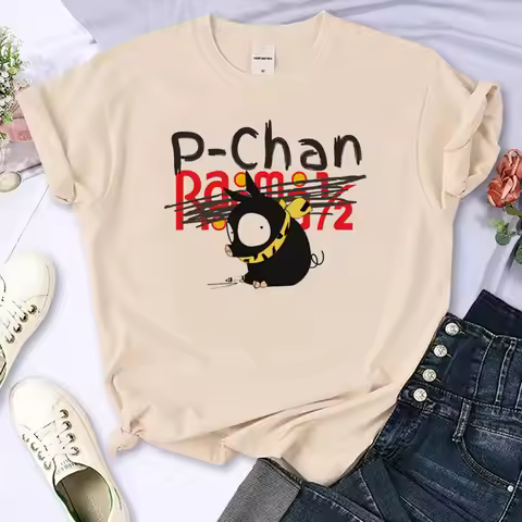 Ranma shirt girl Trendy kawaii Psychedelic Breathable graphic t shirt women Pop Culture Trendy Graph