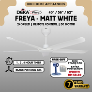 【EXTRA 6 MONTHS WARRANTY】Deka Ceiling Fan FIERO FREYA 36 FREYA 42 FREYA 48 FREYA 56 LED Remote Contr