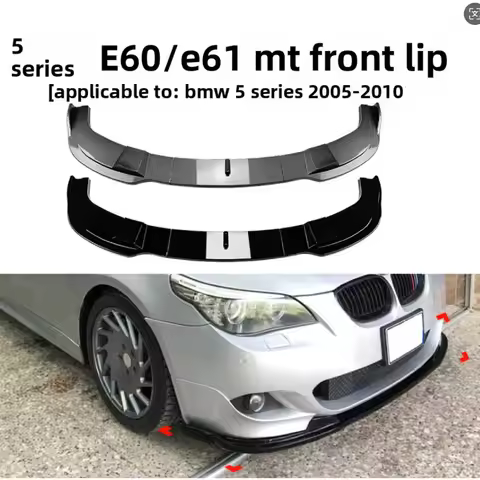 For BMW 5 Series Bmw E60 E61 2005-2010 MT Front Lip Front Shovel Spoiler Exterior Modification Acces