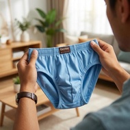 3Pcs Men's Cd Gestex Men's Underwear Comfortable MaterialOriginal Size ML Xl 3L 4L 5L Sku - 462