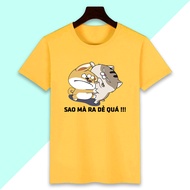 Women's T-Shirts, AMI Cat Wide form Women'S T-Shirts, So Cute, Korean cotton ALV28