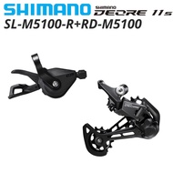 J#MpShimano DEORE RD-M5120 Rear Derailleurs Long Cage SGS 2X11 1X10 2X10 Speed SHADOW RD+ Bike Bicy