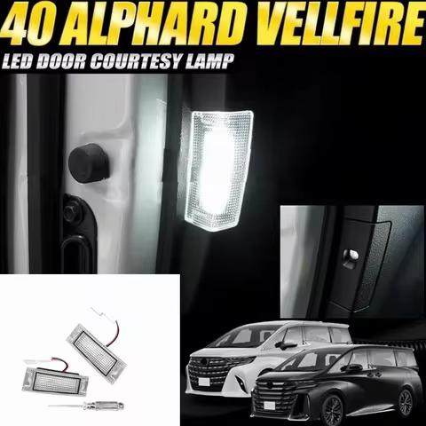 For Toyota Alphard AH40 2023 2024 2025 Plastic Lighting Interior Replacement LED Lights Lamps Kit to