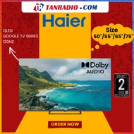 Haier 4K Smart Google TV QLED 2026 | 50"/55"/65"/75"  | 120Hz Gaming, Dolby Audio, Total Sonics