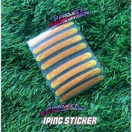 Takasago excel asia rim Warning Stickers Only UV Premium forged UV Premium