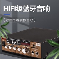 220v High-Power Amplifier Household Small Card Mini Fever Karaoke Car 12v Amplifier L8PQ
