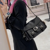 C0A ** Original Label 1: 1 Bag Women 2025 New Style One-Shoulder Messenger Bag Retro Flip Motorcycle