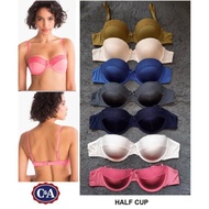 Bra C&amp;A Half Cup Tesedia Pilihan 7 Colors Label 3240