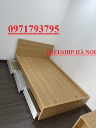 Giường ngủ gỗ công nghiệp 3 ngăn kéo -1m2 x2m