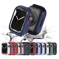 For Apple Watch Case Matte Protective Cover for Apple Watch Series 7 Hard PC Bumper for iWatch 41mm 45mm Apple Watch Accessories