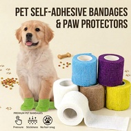 Pet Cohesive Bandage Disposable Dog Socks Waterproof Self Adhesive Vet Tape Balut Kucing