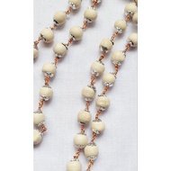 Silver Cap Thulasi Malai With Locket Hanuman Shivan Ganesha Murugan