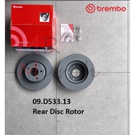 Brembo 09.D533.13 Rear Disc Rotor Mercedes W213 W205 W253 (belakang)