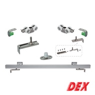 Dex 2m Track DT061 Sliding door system (no soft closing) - Dextrous Enterprise Sdn Bhd