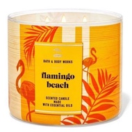 Bath and body works FLAMINGO BEACH 3 WICK CANDLE