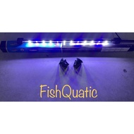 SAKKAI PRO T4 2 Row 50 cm Aquarium LED Light 50cm 14W Light - PINK LED VIEW AQUARIUM