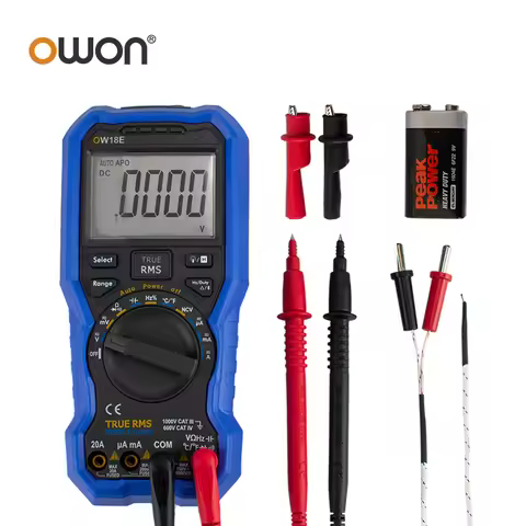 OWON OW18E Digital Multimeter NCV Contactless Voltmeter BLE4.0 Wireless Transmission Support True Ro