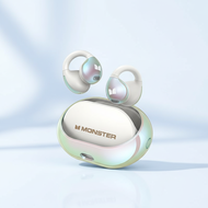 Monster AC600 Open Ear Bone Conduction Wireless Bluetooth 5.4 Sport Earphones Noise-Cancelling IPX5 