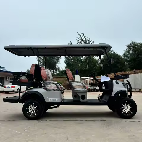 Hot Selling 72V 2-4-6 Seater Side by Side 4*4 Electric Golf Cart Customized color Support Sightseein