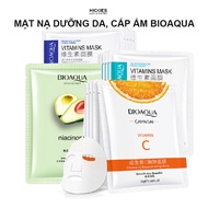 Moisturizing, Dull, Rejuvenating Paper Mask From Avocado Essence, Yellow Orange - Bioaqua- hickies lacing system