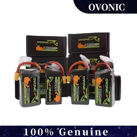 OVONIC New 3S 4S 6S Lipo Battery 450 850mAh 1050mAh 1300mAh 1550mAh LiPo Battery Pack For FPV Helico