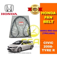 ( 100% ORIGINAL ) HONDA CIVIC FD2R manual* TYPE R - HD ENGINE FAN BELT @ 7pk1684 @ 56992-RRC-004