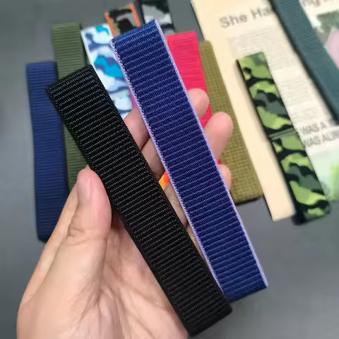 22mm 26mm QuickFit Nylon Loop Strap For Garmin Tactix 8 7 AMOLED Delta Band For Garmin Fenix 8pro 7X