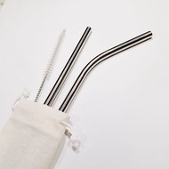 Stainless Steel straw Cover Pouch Stainless straw 27cm x 5cm Blacu Material