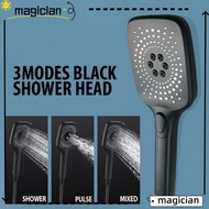 MAG Water-saving Sprinkler, Adjustable 3 Modes Large Panel Shower Head, Universal High Pressure Big Flow Handheld Shower Sprinkler Bathroom Accessories