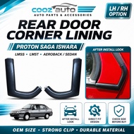 Proton Saga Iswara Sedan Aeroback LMSS LMST Rear Door Corner Lining Door Side Moulding Black Sudut P